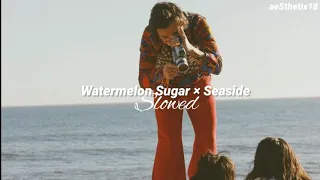 Watermelon sugar × Seaside | Harry styles and SEB | Slowed Tiktok audio