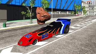 Cars vs Meteor - BeamNG.Drive