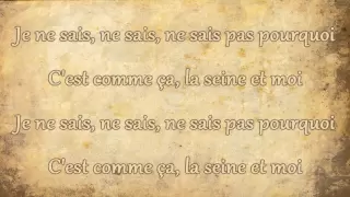 Vanessa Paradis - La Seine (Lyrics)