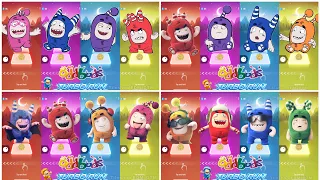 All Oddbods Family P7 : Fuse vs Pogo vs Zee vs Jeff vs Bubbles vs Slick vs Newt | Oddbods Turbo Run