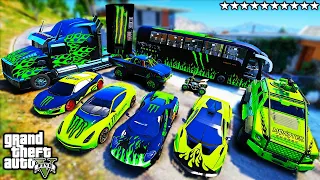 GTA 5 - Stealing MONSTER LUXURY SUPER CARS with  Franklin! (Real Life Cars #99)