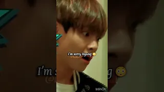 Taehyung thought only he can be naughty until he saw Jungkook 👀😳🌚 #taekook