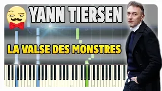 Yann Tiersen - La Valse des Monstres Piano Tutorial (sheet music + midi)