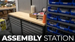 Building An Assembly Station With Cabinets From Sonic Tools