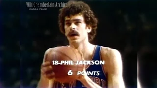 Phil Jackson 9pts 4reb 1blk (Knicks at Bullets 3.4.1973 Full Highlights)