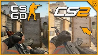 CSGO vs CS 2 - Rifles & LMGs