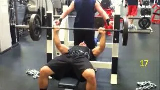 Niko Wright 225 Bench Press 29 times (Strong Safety)