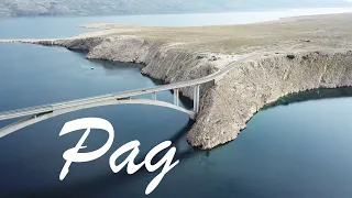 Island Pag, Croatia | Aerial 4K (Relaxing Music)