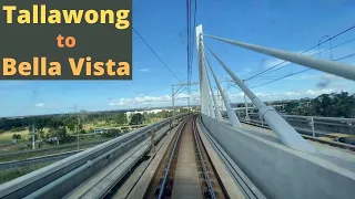 Sydney Metro - Tallawong to Bella Vista - Front of Train with Commentary