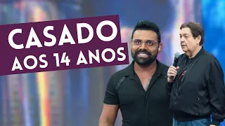 Pablo revela que casou aos 14 anos e choca Faustão