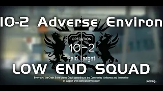 10-2 CM Adverse Environment | Main Theme Campaign | Ultra Low End Squad |【Arknights】