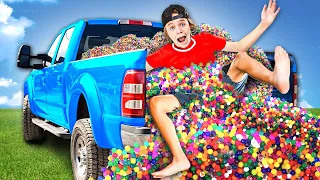 10 Million Orbeez In My Dad’s Truck!