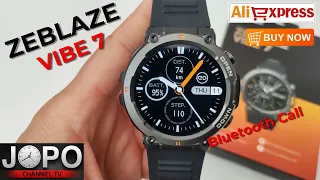 ZEBLAZE VIBE 7 Rugged Sport Smart Watch Bluetooth Call IP68 Waterproof│Smart Watch Review│Subtitles