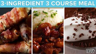 3-Ingredient 3 Course Meal • Tasty