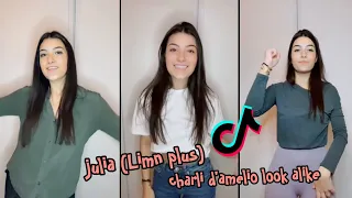 Julia (Limn plus) charli d'amelio look alike Tiktok compilation part 2