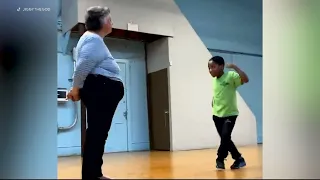 Philadelphia teacher, student going viral for 'veggie dance' battle