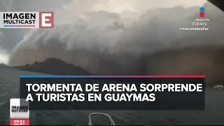 Tormenta de arena deja daños materiales en Guaymas y Empalme