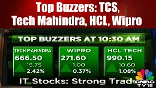 Top Buzzers: TCS, Tech Mahindra, HCL, Wipro | Chartbusters- 11th July | CNBC TV18