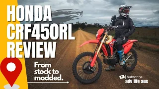 HONDA CRF450RL REVIEW | Downsize your adventure?