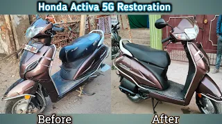 Activa 5g full Restoration ||  perfectly Repainting like new