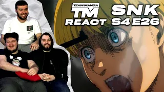 LES NOUVEAUX TRAITRES - Shingeki No Kyojin S4 Episode 26 Reaction FR