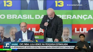 Pesquisa do Instituto MDA aponta Lula na liderança das intenções de voto