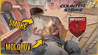 NEW CS2 banana retake smoke & molly | Inferno advanced Utlity