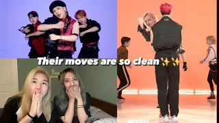 REACTING TO STRAY KIDS RELAY DANCES (God’s menu & back door)