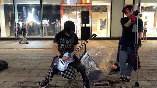 Paranoid - Black Sabbath _ play in public after rain 20230830