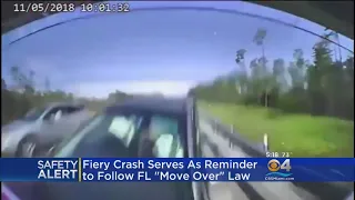 Driver Slams Into FHP Trooper's Vehicle