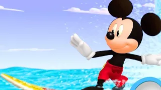Learn to Surf | Mickey Mouse | Puzzle 🧩 Cartoon