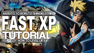 FAST XP BOOST LEVEL UP TUTORIAL -NARUTO TO BORUTO SHINOBI STRIKER (PS4/XBOXONE/PC)