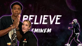 FIRST TIME HEARING Eminem - Believe REACTION | THIS IS SO MOTIVATIONAL 😭🙏