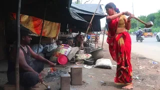 knives Making | Hard Working women making knife on road side in india | Hand Made Knife