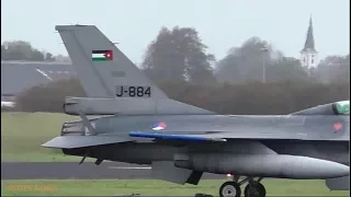 JORDANIAN AF PILOTS Train on (Former) Dutch F-16's at Leeuwarden AB (EHLW)