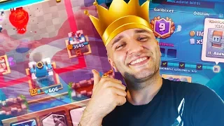 TÜRKİYE 1. DESTESİ İLE KÜRESELİ SALLADIM - Clash Royale