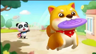 little panda pet care/Baby panda dog care/kid's game,/kid's cartoon/animation/#gameplay#kids#babybus