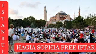 🇹🇷🇮🇷FREE IFTAR Ramadan in ISTANBUL | TURKIYE HAGIASOPHIA BLUE MOSQUE TILL NIGHT  30 Min walkingtour