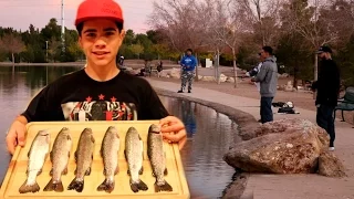 Catch and Cook Rainbow Trout - Easy Methods With Demonstration