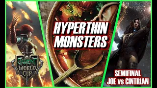 Semifinal of Gwent World Cup 2024 | Monster Hyperthin deck !? | Joe (CN) vs CintrianLion (CoR)