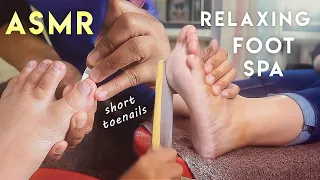 ASMR Pedicure | Tidying Up My Already Shortened Toenails