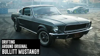 Drifting Around The Original Bullitt Mustang At SEMA