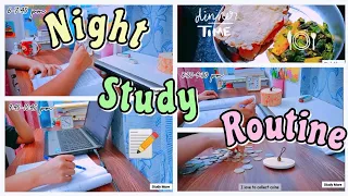 Night Study Routine 🌃 (6pm - 11pm) 🌷| Study Vlog | Study More