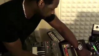 A Guy Called Gerald plays analogue in his studio