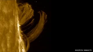 IRIS Spots Plasma Rain on Sun’s Surface