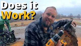 Firewood Splitting Drill - Gimmick or Useful Tool
