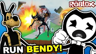 BENDY VS NATURAL DISASTER SURVIVAL! (BATIM Roblox)