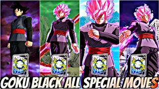 GOKU BLACK ALL SPECIAL MOVES 🔥!! IN DRAGON BALL LEGENDS