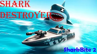 I built a SHARK DESTROYER in Roblox Sharbite 2!