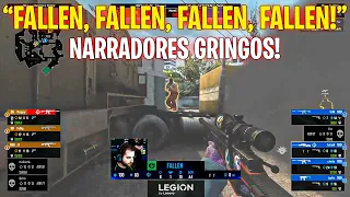 REAÇÃO DOS NARRADORES DA ESL AO ACE DO FALLEN!!